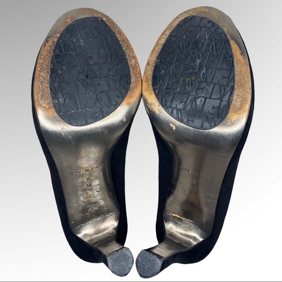 Diane Von Furstenberg peep toe pumps Sz 8 - Picture 8 of 9